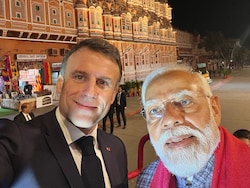 In Macron's Republic Day Wish, A "Wonderful Memory" Throwback Selfie With PM Modi