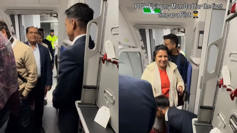 IndiGo Pilot Flies His Parents For The First Time, Calls It His Ultimate Dream Come True