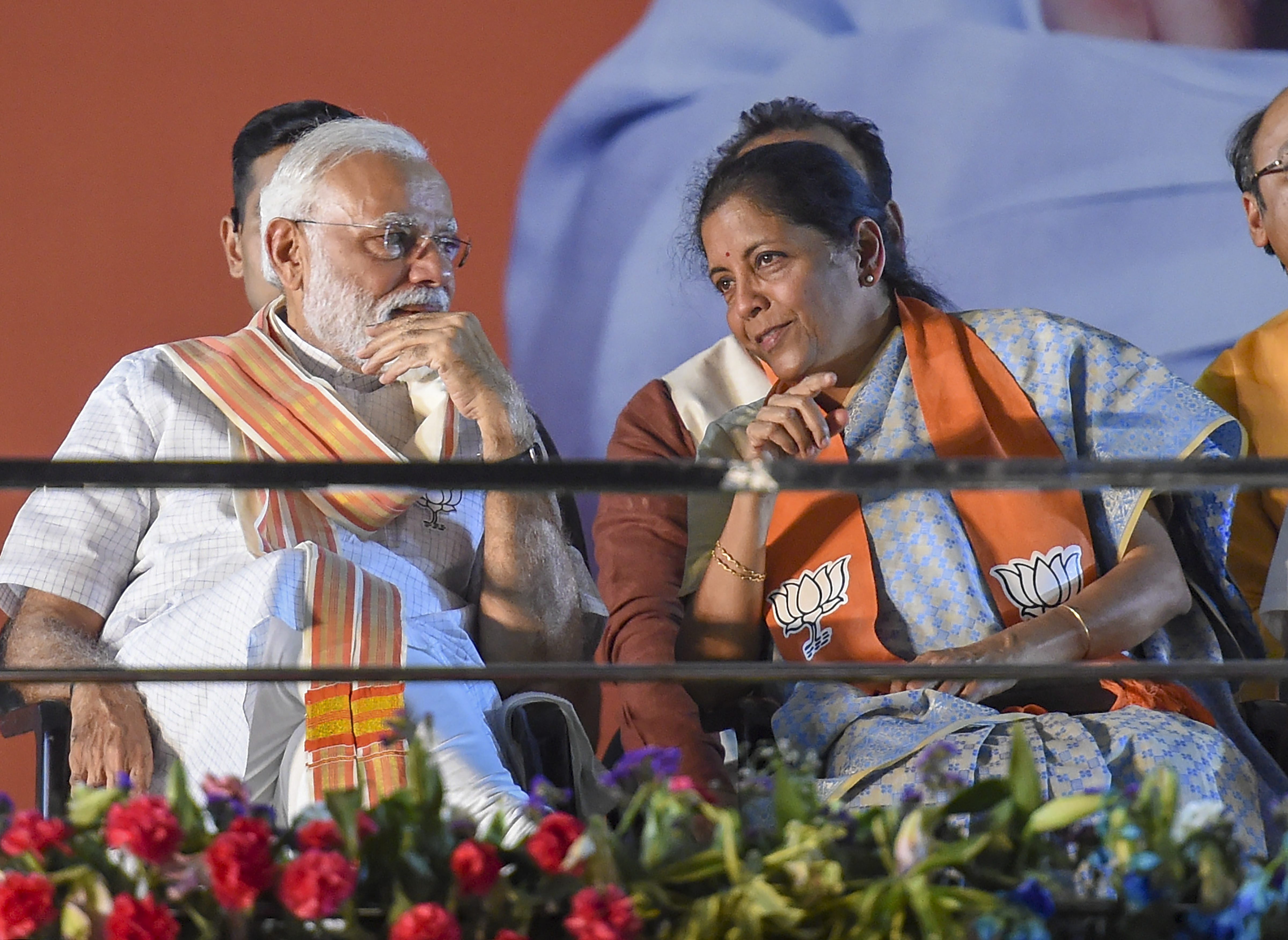 Prime Minister Modi Meets Finance Minister For Second Economic Relief Package