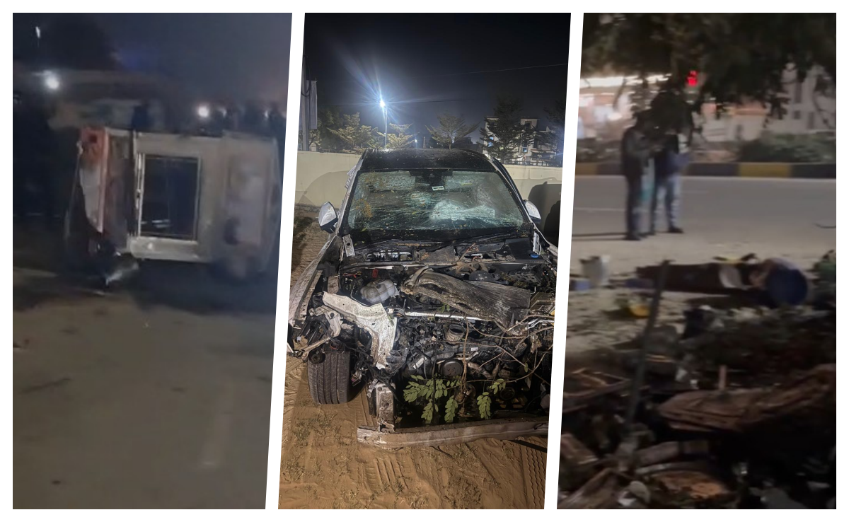 VIDEO: जयपुर में मौत बनकर आई ऑडी, तेज रफ्तार कार ने ढाबे को उड़ा दिया, लोगों को कुचला