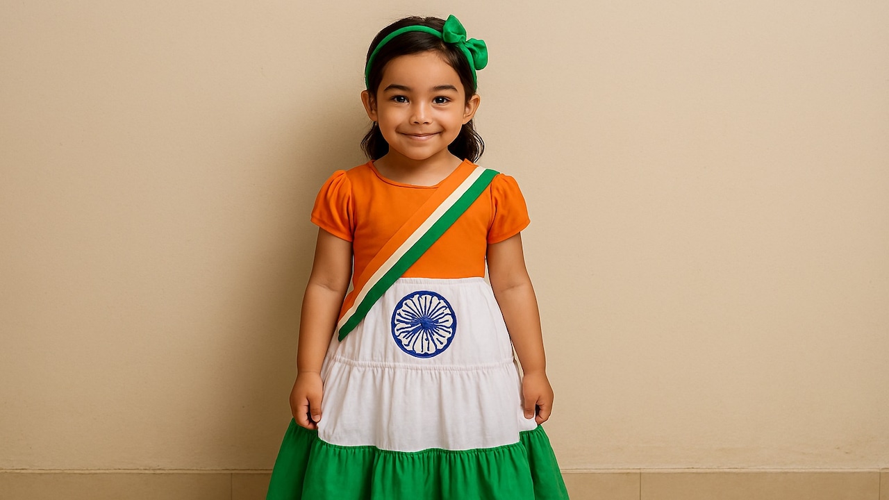 Children dressed in patriotic fancy dress outfits for Republic Day 2026