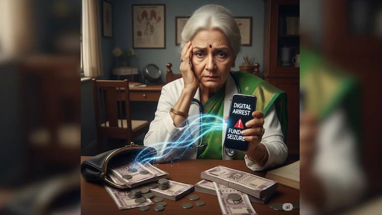 85 साल की बुजुर्ग महिला के साथ 'डिजिटल अरेस्ट' के नाम पर 1.34 करोड़ की ठगी