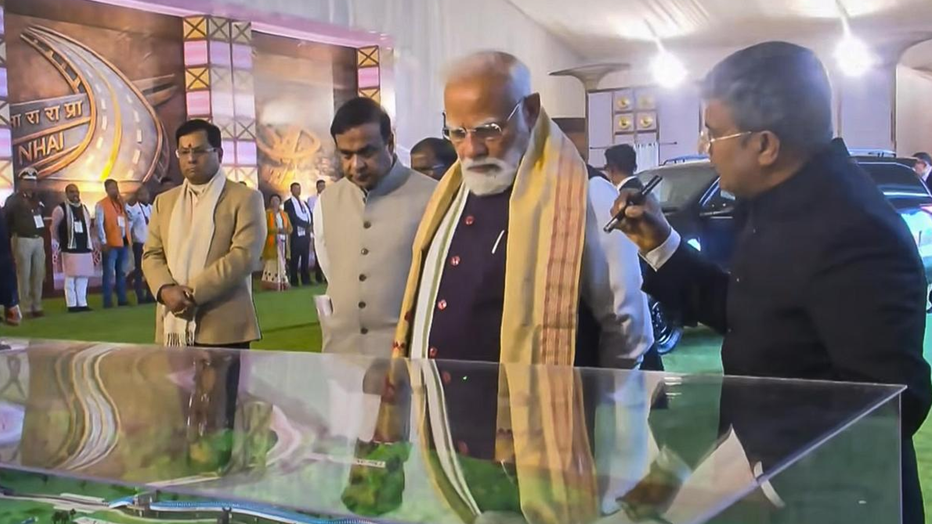 PM Modi Lays Foundation Stone For Kaziranga Corridor, Flags-off Amrit Bharat Trains In Assam