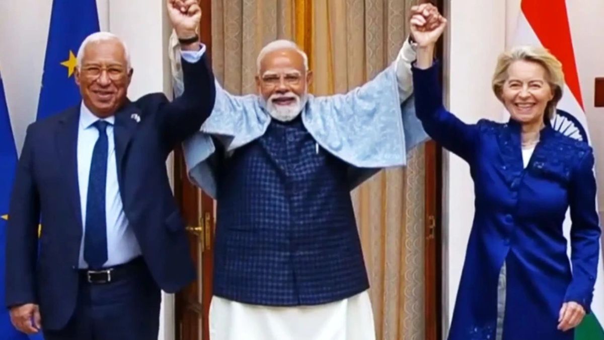 EU Chief Wears Anamika Khanna Couture At 16th India-EU Summit In New Delhi