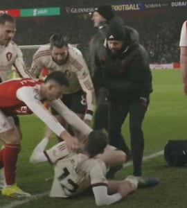 "Zero Intention": Mikel Arteta Defends Gabriel Martinelli After Conor Bradley Injury Incident