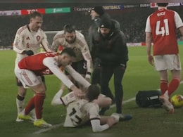 Arsenal's Forward Gabriel Martinelli Issues Apology After Conor Bradley Injury Scare