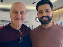 Anupam Kher Accidentally Meets His "Favourite Cricketer" Rohit Sharma, See Pics