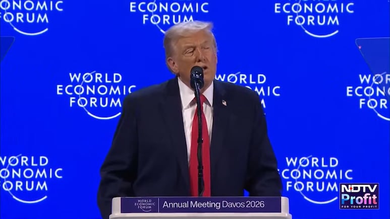 Ukraine War Worst Since World War II, NATO Ties 'A One-Way Street': Trump At Davos