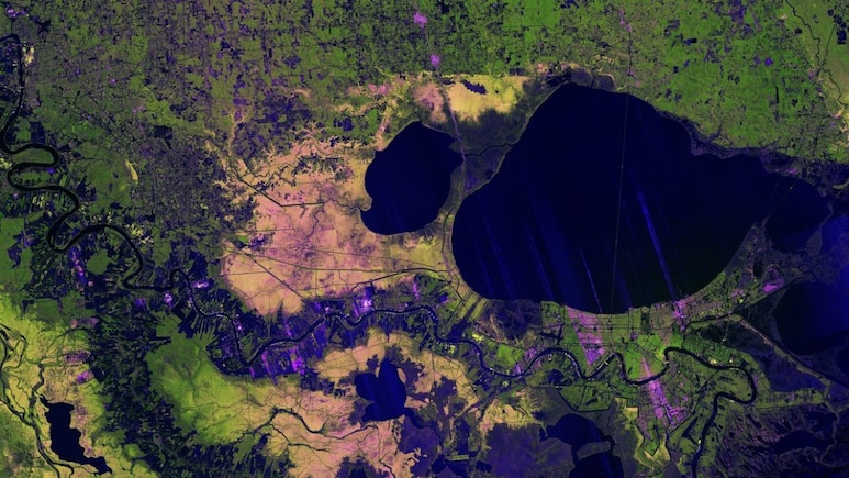 NASA-ISRO Radar Mission Maps Mississippi Delta With Cloud-Piercing Precision