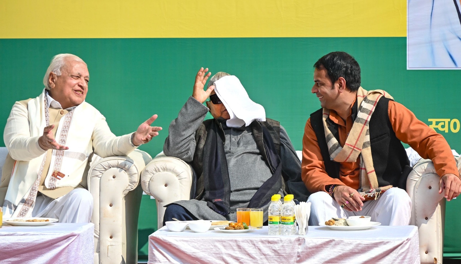 पिता पास और फुल मूड में तेज प्रताप.