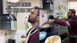 Watch: Man Sits On A Chair While Cooking Parathas, Internet Calls It "Genius"