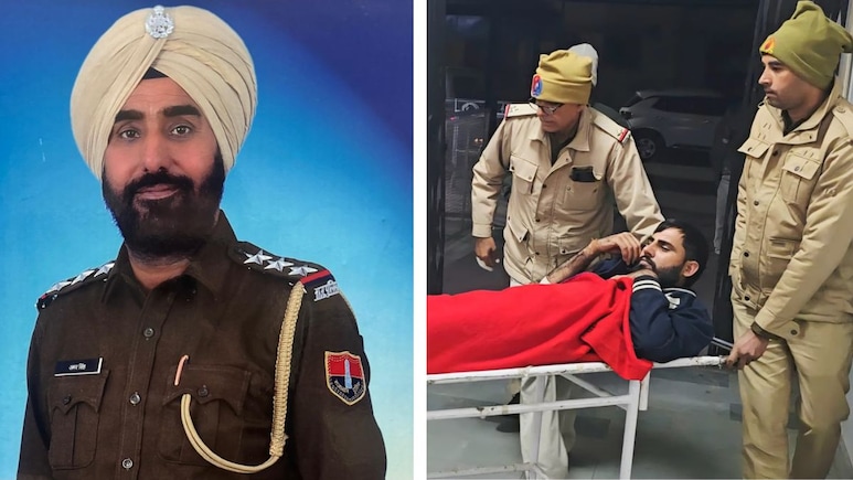 पंजाब बॉर्डर पर बदमाश से पुलिस की मुठभेड़, बाल-बाल बचे संगरिया सीआई; जैकेट में लगी गोली