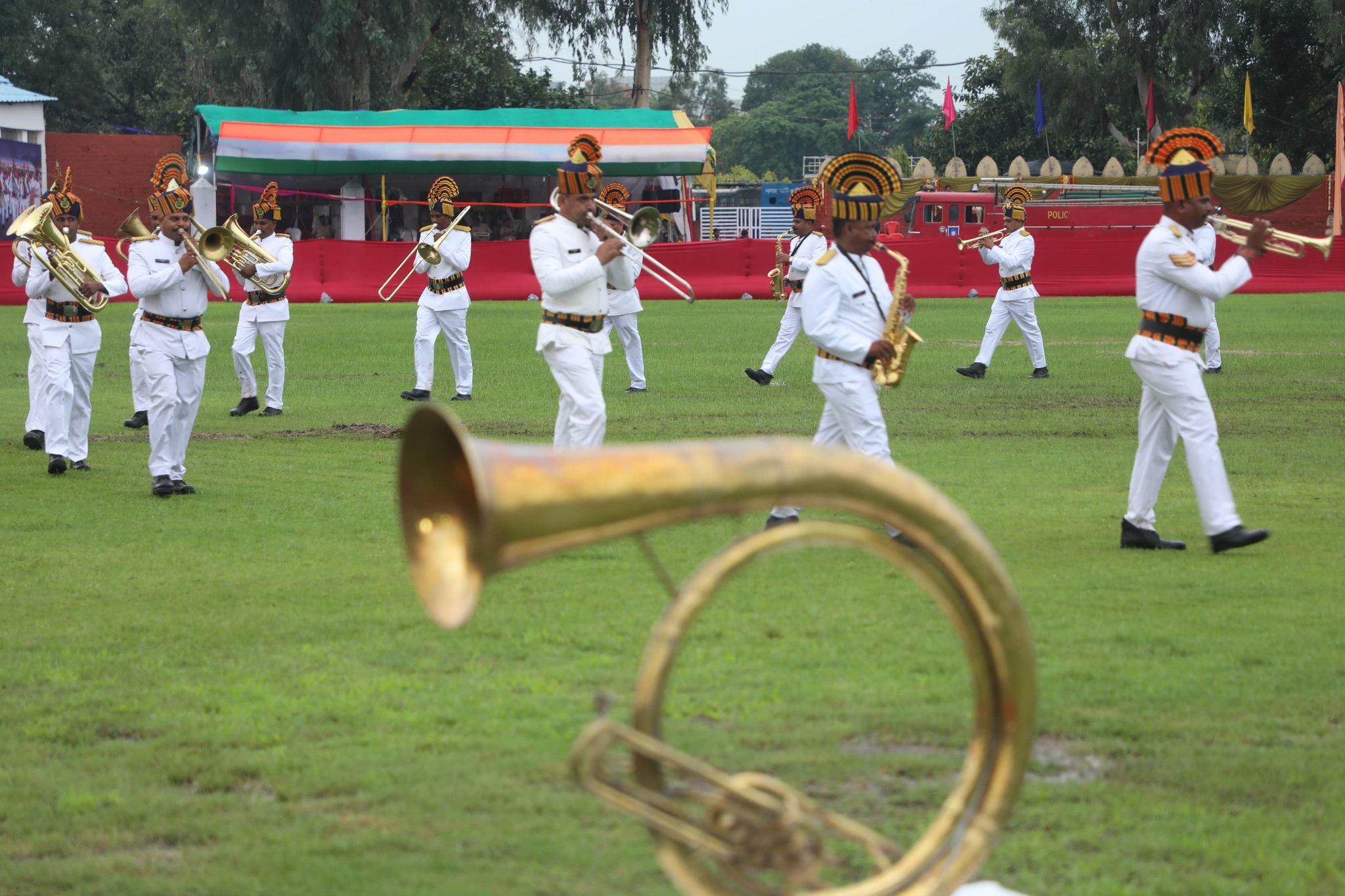 Beating Retreat Ceremony: भोपाल का पुलिस बैंड