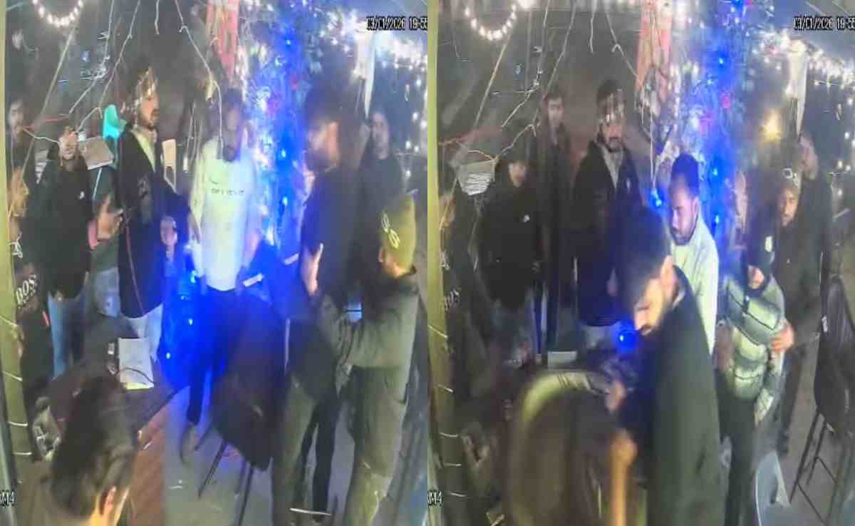 &nbsp;कैफे में जमकर की तोड़फोड़... CCTV में कैद हुई दरोगा के बेटे की गुंडागर्दी