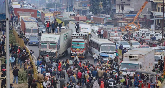 Chandigarh Rations Fuel After Panic Buying Over Truckers' Strike