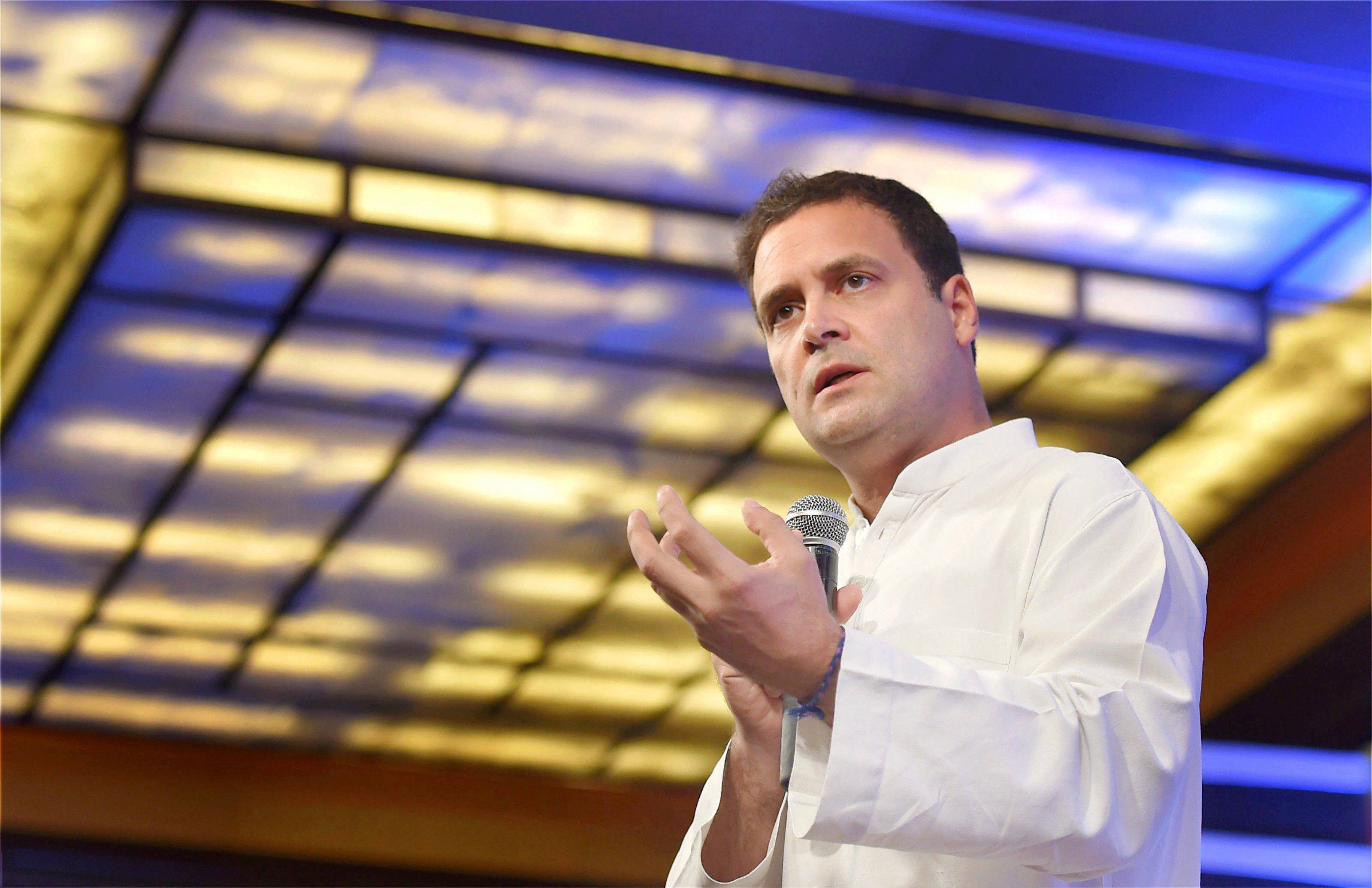 Rahul Slams Modi On Job Creation, Says &lsquo;Leaked Report Card&rsquo; Reveals Disaster