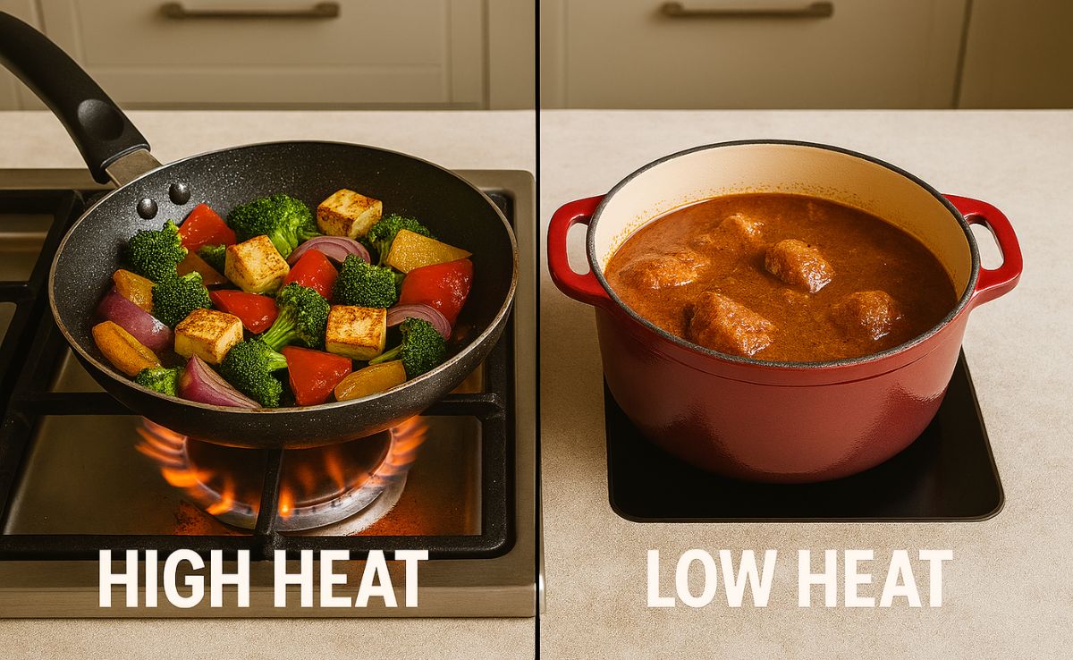 High Heat vs Low Heat Cooking: Which Method Is Best For What?