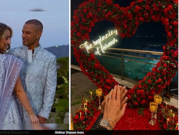 शिखर धवन ने गर्लफ्रेंड सोफी शाइन से की सगाई, इंस्टा पर शेयर किया खास पोस्ट