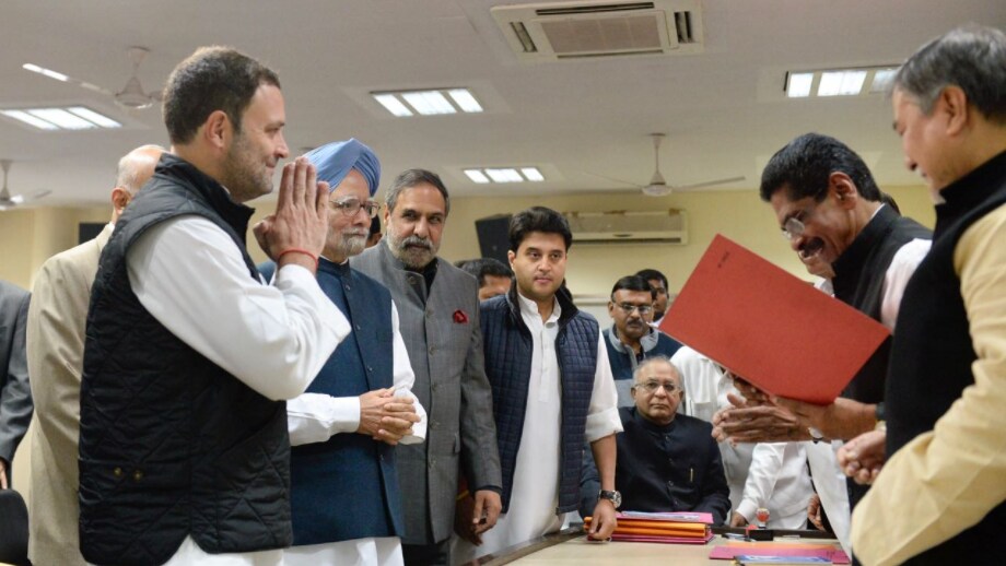 Rahul Gandhi Files Nomination For Congress President Post