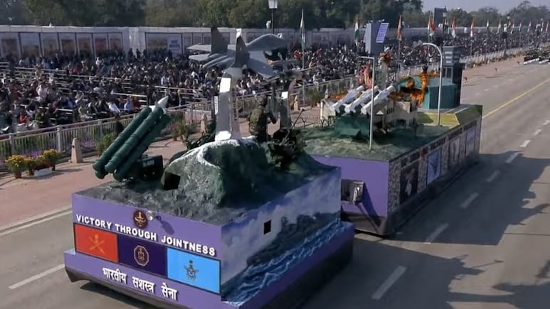 Op Sindoor Featured On Tri-Services Tableau At 77th Republic Day Parade