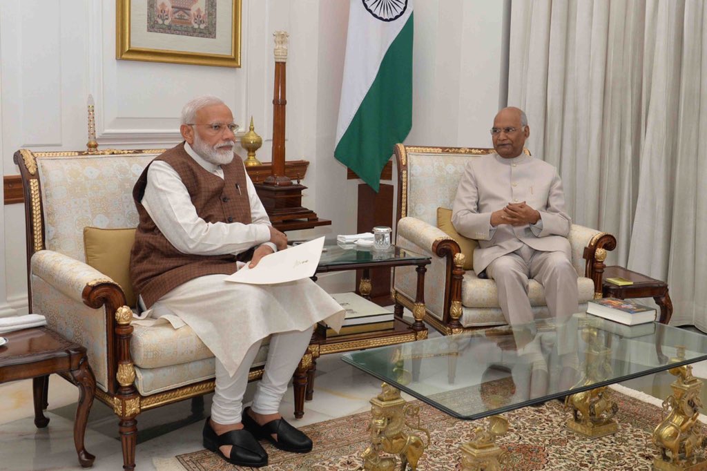 President Kovind Asks Modi To Decide Council Of Ministers, Swearing-In