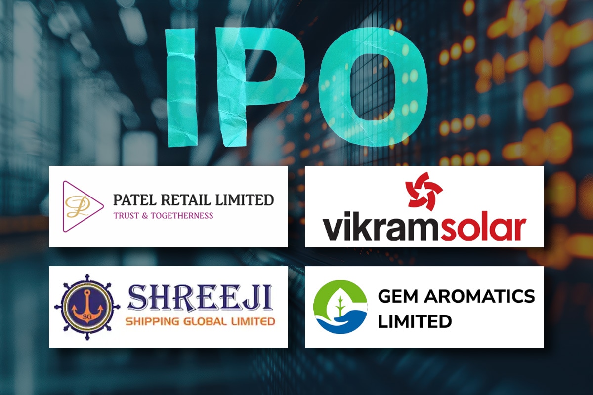 IPO Share Price Updates: Vikram Solar Share Price; Patel Retail, Shreeji Shipping Stocks In Focus