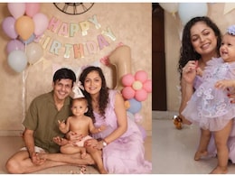 दृष्टि धामी ने पति नीरज खेमका के साथ दिखाया बेटी लीला का चेहरा, तस्वीरें हो रही वायरल