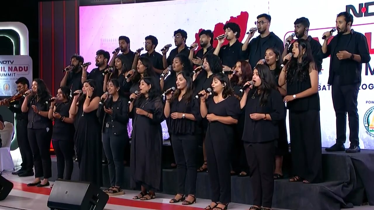 Watch: Mesmerising Performance By The Indian Choral Ensemble At NDTV Tamil Nadu Summit