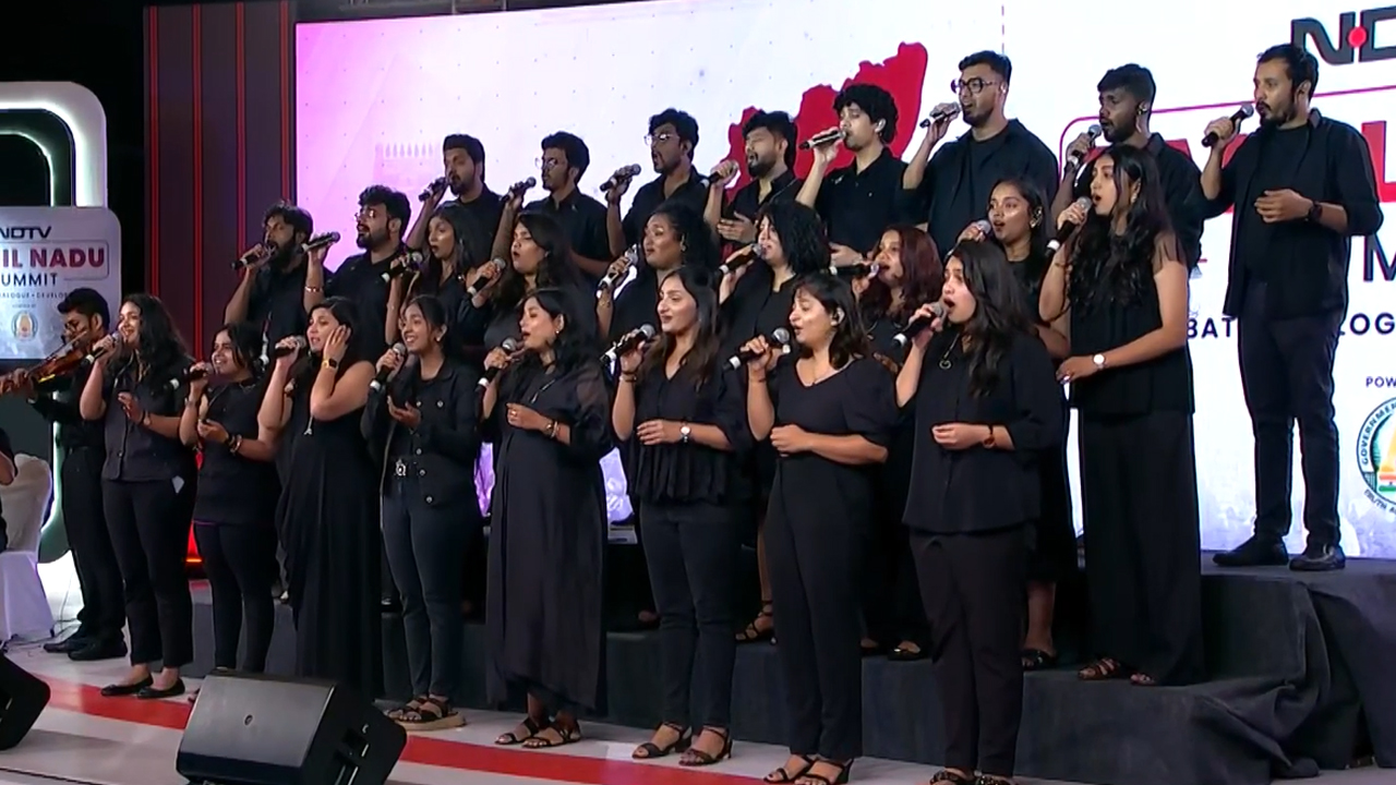 Watch: Mesmerising Performance By The Indian Choral Ensemble At NDTV Tamil Nadu Summit