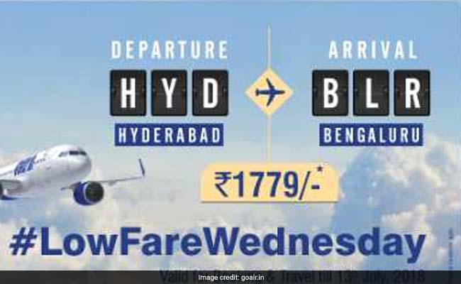 GoAir Low Fare Wednesday Is Back! Flight Tickets From Rs 1,779