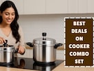 Cooker Combo Set: कम कीमत में प्रीमियम क्वालिटी प्रेशर कुकर कॉम्बो सेट पर बेहतरीन डील्स, देखें बेस्ट ऑफर्स