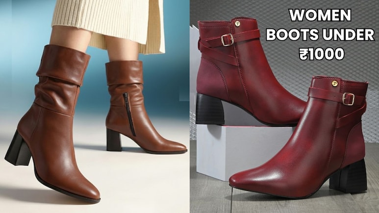 Women Boots Under ₹1000: स्टाइलिश, ट्रेंडी और कम बजट में मिल रहे हैं एक से बढ़कर एक बूट्स, देखें बेस्ट डील्स