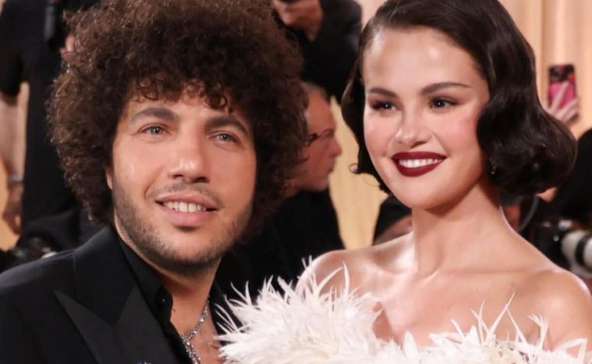 Selena Gomez and Benny Blanco Attend 2026 Golden Globe Awards