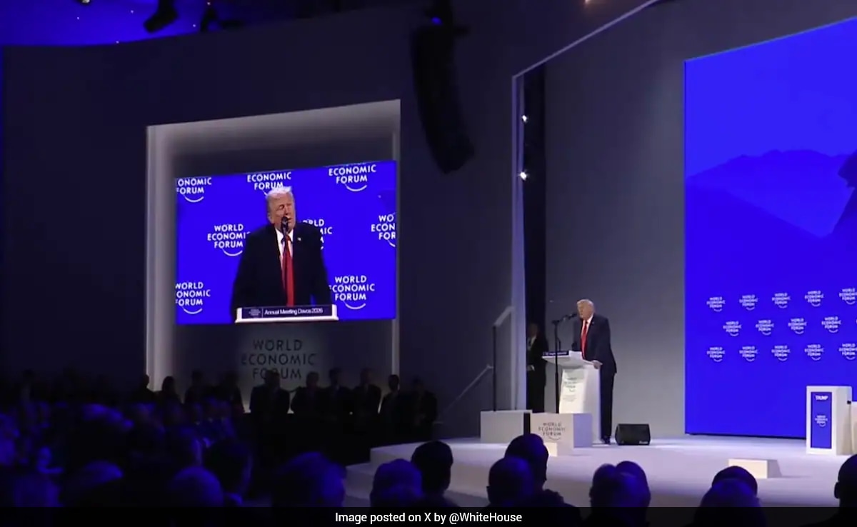 "Stopped 8 Wars, Including India-Pak": Trump Reiterates In Davos