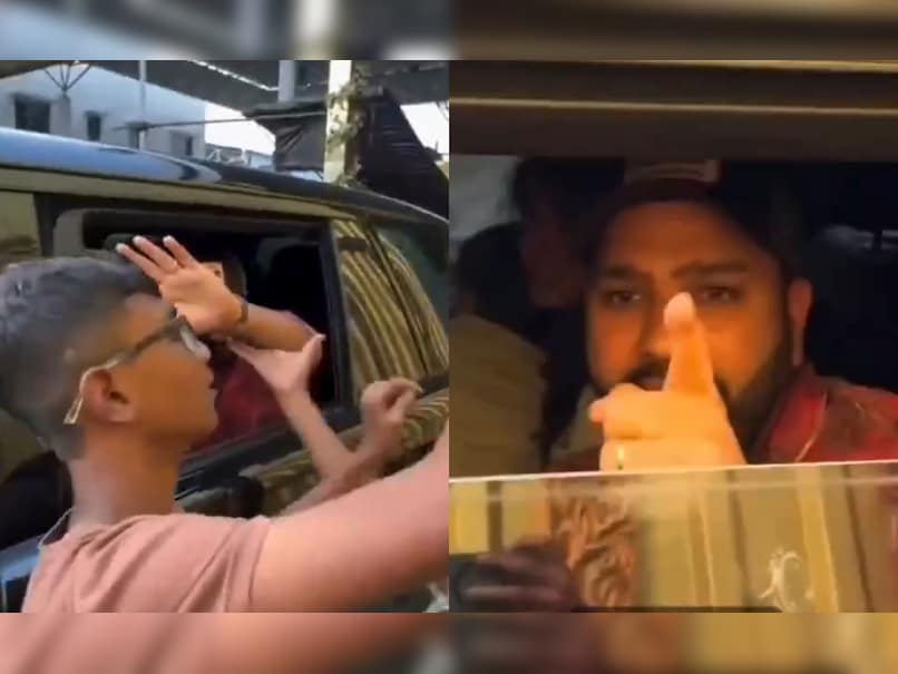 Young Fans Misbehave With Rohit Sharma, India Star Does This In Reply. Video Viral