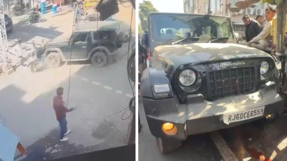 जयपुर में फिर काल बनी थार: युवती को टक्कर मार बाइक सवार को कुचला, 3 दिन में 2 की गई जान