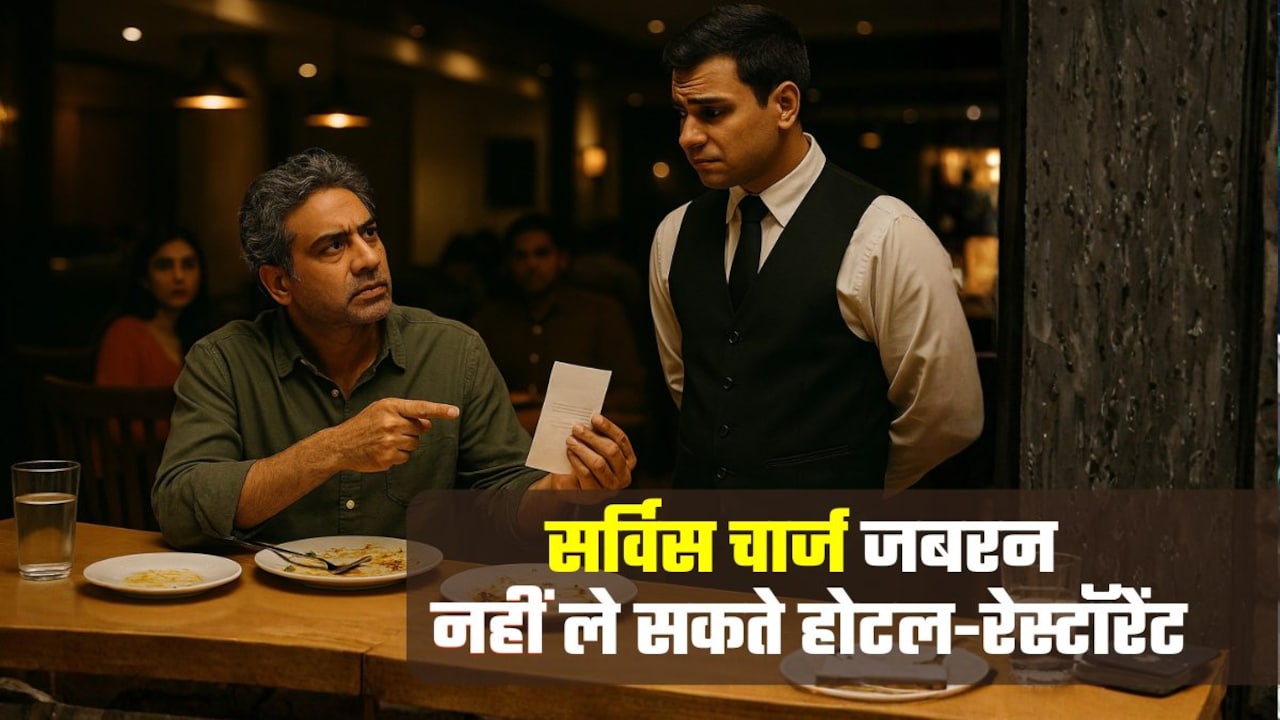 होटल-रेस्टोरेंट्स के बिल में सर्विस चार्ज है गारकानूनी, पैसे मांगने पर इस नंबर पर करें कॉल