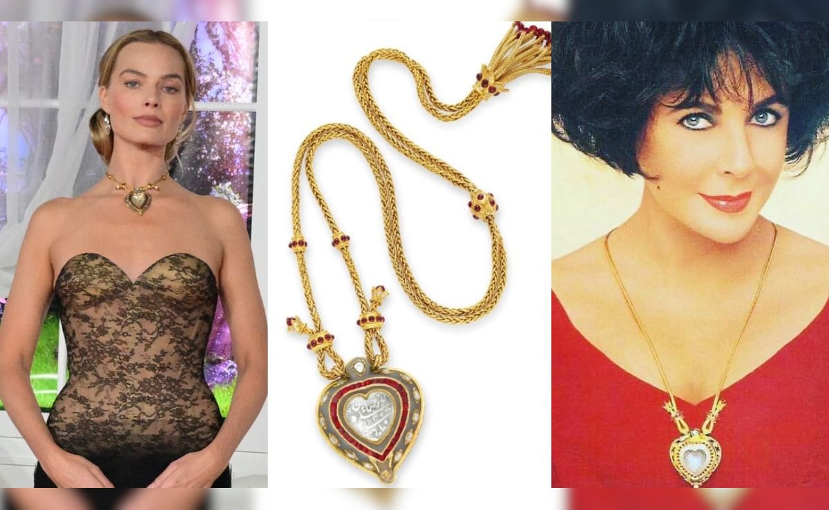 Margot Robbie Stuns In Elizabeth Taylor's Rs 74 Crore Taj Mahal Diamond Necklace, All About Its India Connect