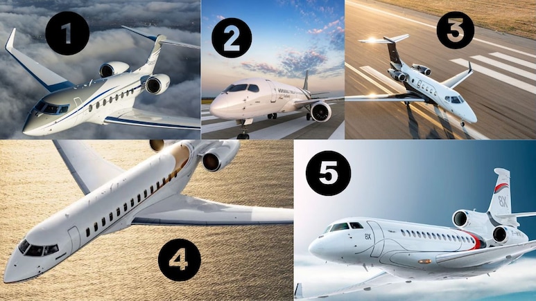 जगातील 5 सर्वात सुरक्षित प्रायव्हेट जेट, VVIP लोकांचाही आहे विश्वास; PM मोदी, मस्क, रोनाल्डोंचाही समावेश