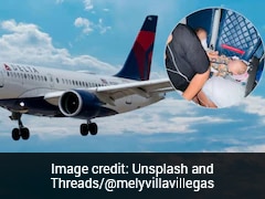 Woman Posts Photo From Delta Flight Without Seat For Baby, Sparks Debate
