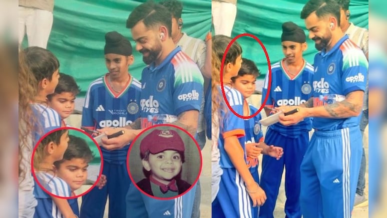 विराट कोहली से ऑटोग्राफ लेने पहुंचा &lsquo;लिटिल चीकू&rsquo;, नन्हे फैन को देख यकीन नहीं कर पाए किंग कोहली