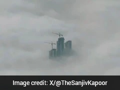 Breathtaking Photo Shows Noida High-Rise Towers Peeking Through Thick Fog, Internet Reacts