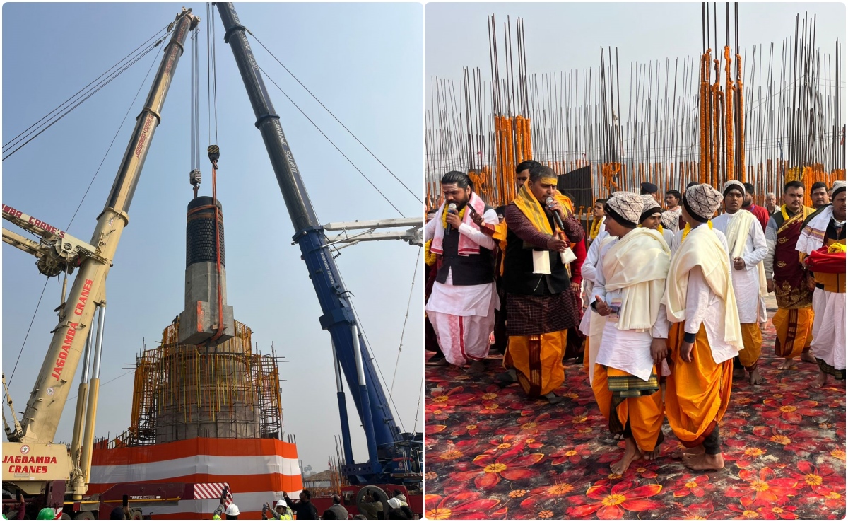 2 लाख किलो वजनी, 33 फीट लंबा... मोतिहारी में विश्&zwj;व के सबसे विशाल शिवलिंग को देख हो जाएंगे हैरान