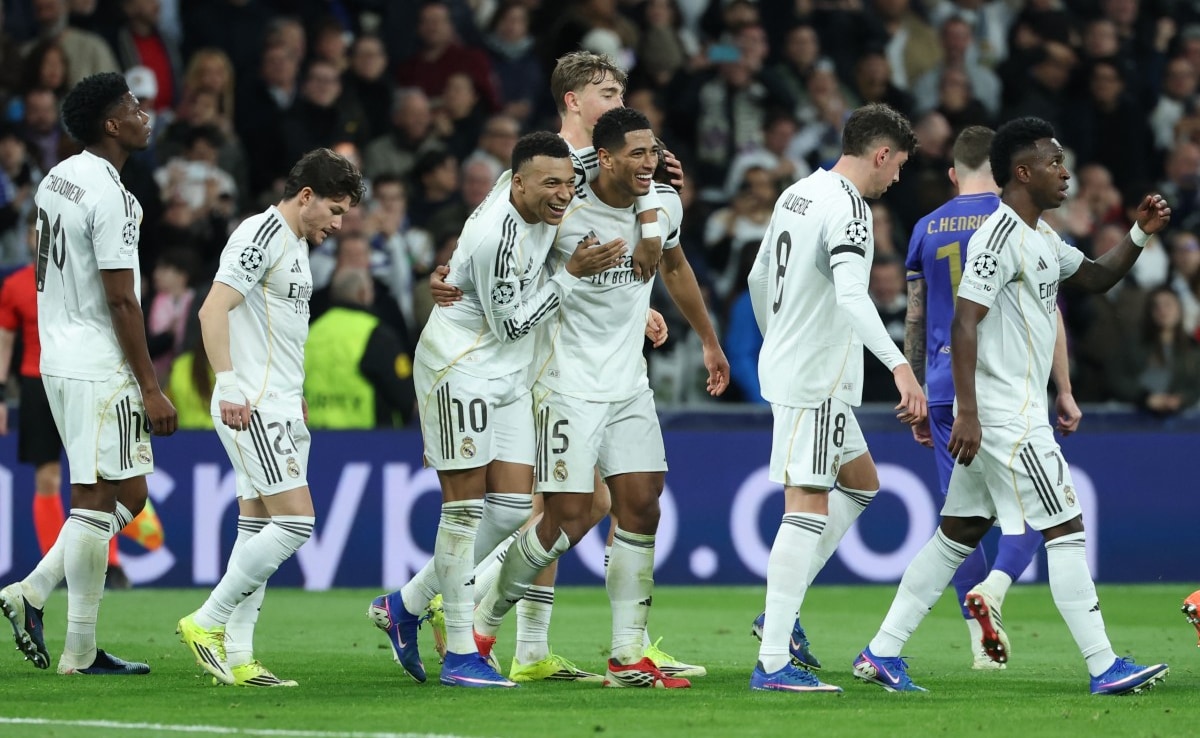 Kylian Mbappe, Vinicius Help Real Madrid Thrash Monaco In Champions League