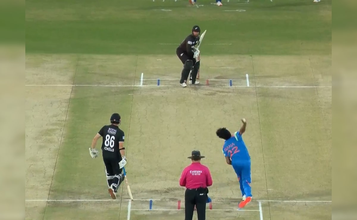 VIDEO: हर्षित राणा ने दनदनाती हुई गेंद पर कॉनवे को किया क्लीन बोल्ड,  कोहली और गिल भी रह गए हक्के-बक्के