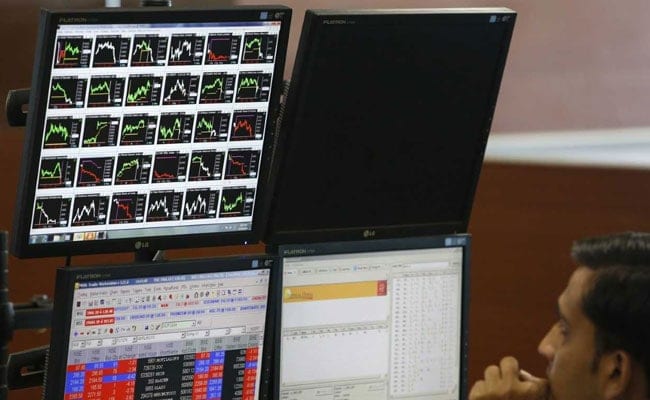 Sensex Falls Over 100 Points, Nifty Near 12,100 Amid Choppy Trade