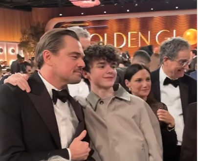 Pic Of The Day: Leonardo Di Caprio Poses With Golden Globes Winner Owen Cooper