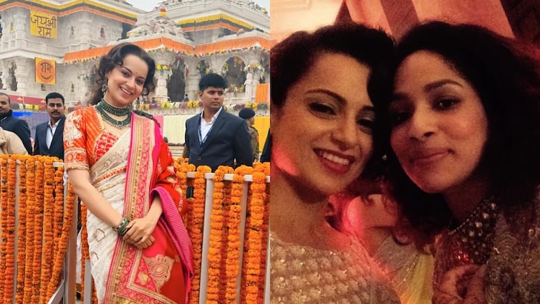 Kangana Ranaut Accuses Masaba Of Not Letting Her Wear Brand's Saree For Ram Janmbhoomi Darshan: 'Blinded By Hate'