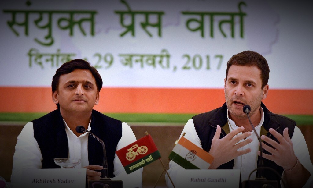 Ahead Of UP Polls, Akhilesh And Rahul Call For Crushing BJP&rsquo;s Divisive Politics
