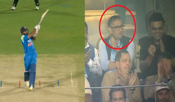 Video: रोहित शर्मा के चमत्कारी छक्के को देख उछल पड़े जय शाह, लेकिन अजीत अगरकर का था ऐसा रिएक्शन